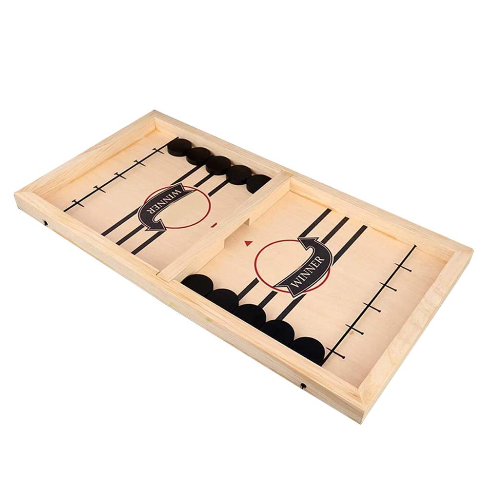 Table Hockey Sling Puck Battle Game Table Ice Hockey Board Games Fast Sling Puck Game Toys For Child Adult Interactive Game