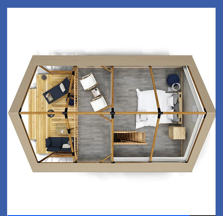 Wooden Safari Tent House