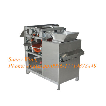 Wet broad bean peeling machine / broad bean peeler / wet broad bean skin removing machine