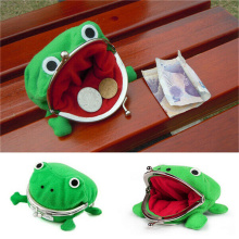 Frog Coin Purses Women's Wallet Adult Kids Manga Cartoon Pouch Anime Shape Fluff Clutch Wallet Purse Naruto Coin Holder Gift