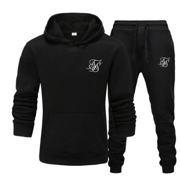 Sik silk Brand Men Clothing Sets Tracksuit 2 Piece Sets Hoodies+Pants Men's Sweater Set Sports Suit Streetswear Jackets