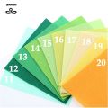 QUANFANG 40pcs/lot Felt Non Woven Fabric 1mm Thickness Polyester Home Decoration Pattern Bundle For Sewing Dolls Crafts 10x10 cm