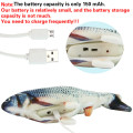 Electronic Pet Cat Toy Electric USB Charging Simulation Fish Toys for Dog Cat Chewing Playing Biting Supplies Dropshiping