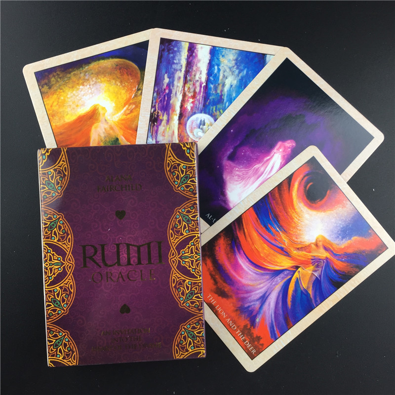 NEW English Rumi Tarot Cards Mysterious Tarot Table Board Game Family Cards Game Tarot Oracle Cards for Fun Home Party Game