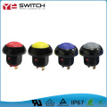 12mm Momentary Round Waterproof Plastic Push Button Switch