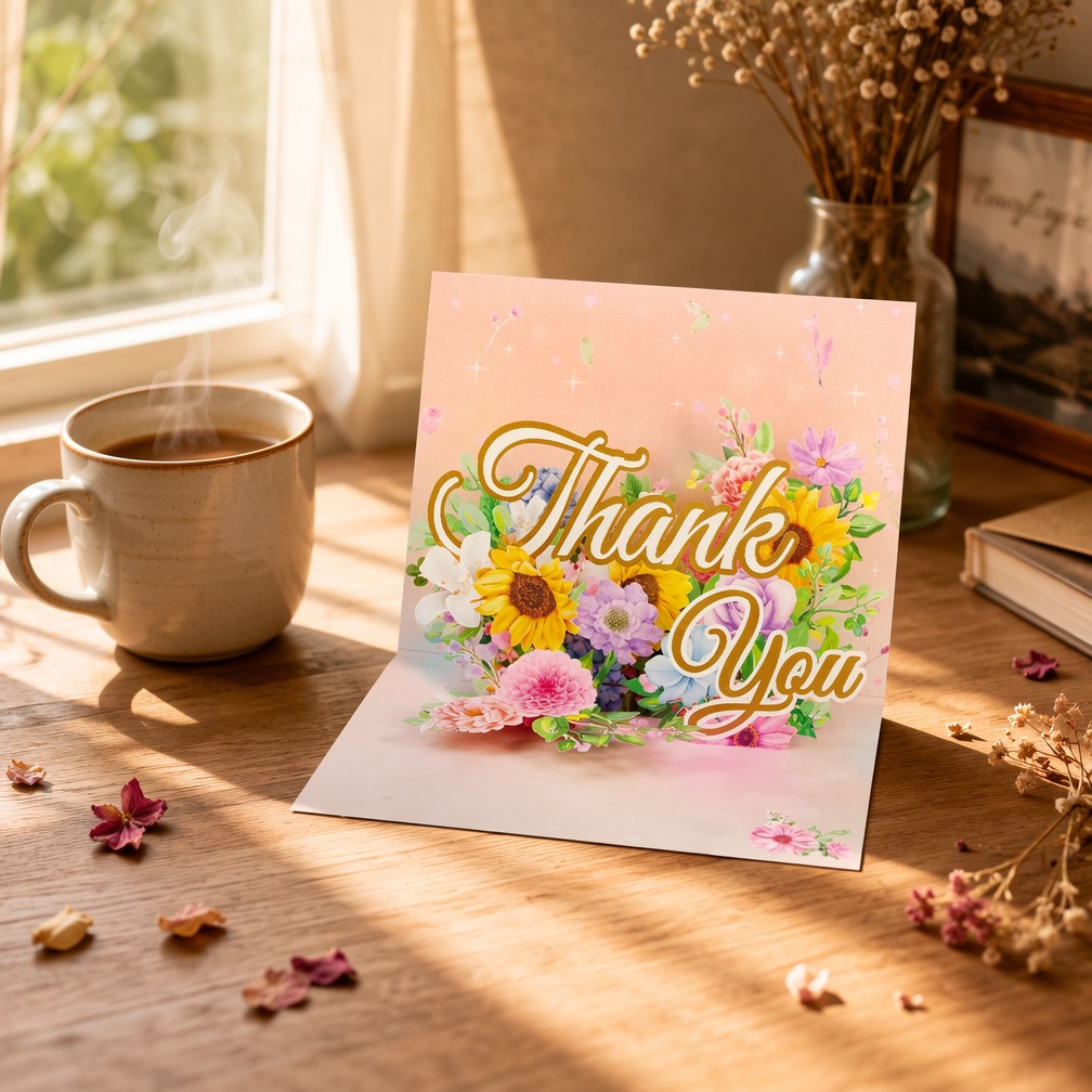 thank you pop up cards