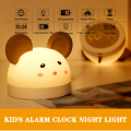 New LED Alarm Clock Cute Night Light Wake Up Light Alarm Timing Countdown Alarm Clock Smart Kids Night Light Home Decor