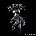 Space Applique Planet Rocket Ship Iron On Transfers Patches For Clothing Astronaut Thermo Stickers On Clothes Accessories Stripe