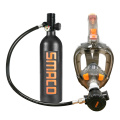 SMACO S400PLUS Mini Scuba Diving Tank and Diving Mask Full FaceCombination, Free Breathing Underwater for 16 Minutes