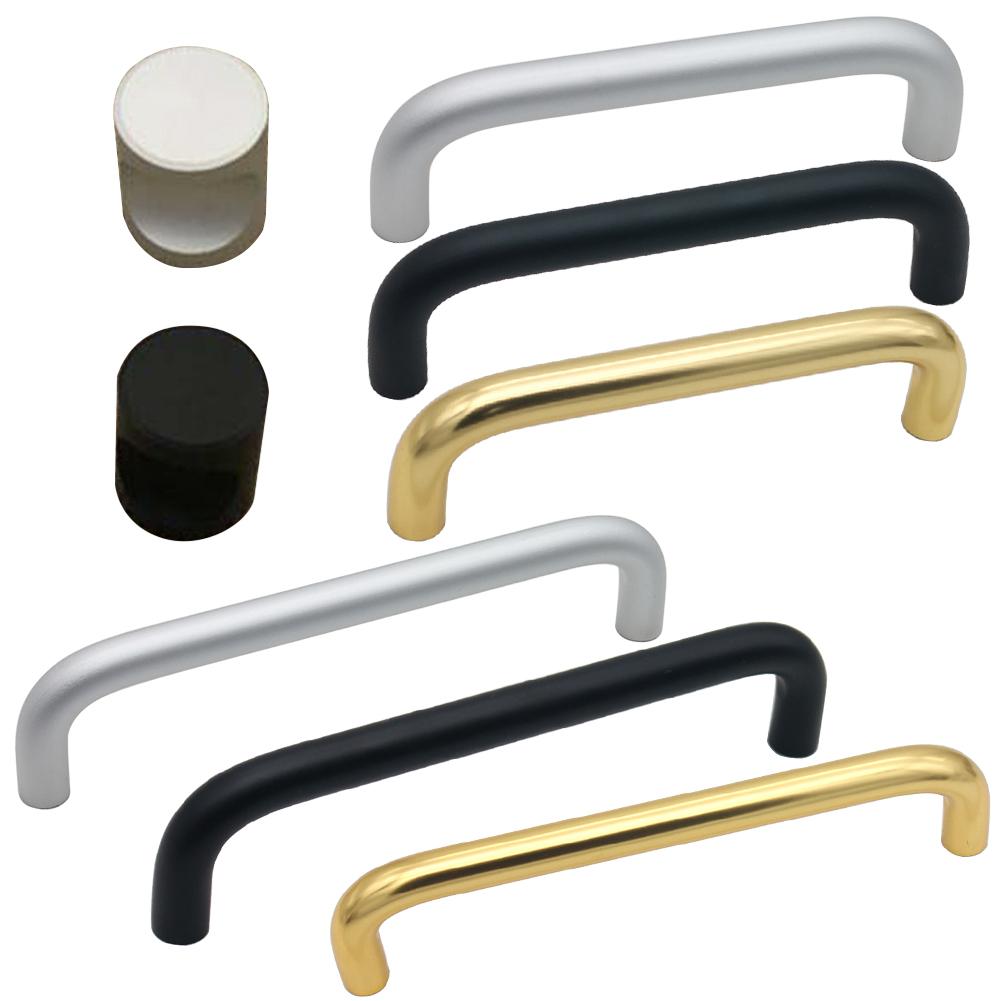 Aluminum Alloy Solid Cabinet Handle Furniture Knobs House Hardware Bathroom Kitchen Cupboard Door Pulls Drawer Small Handles