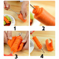 Kitchen Accessories Manual Roller Spiral Slicer Radish Potato Tools Vegetable Spiral Cutter Kitchen Fruit Carving Tools