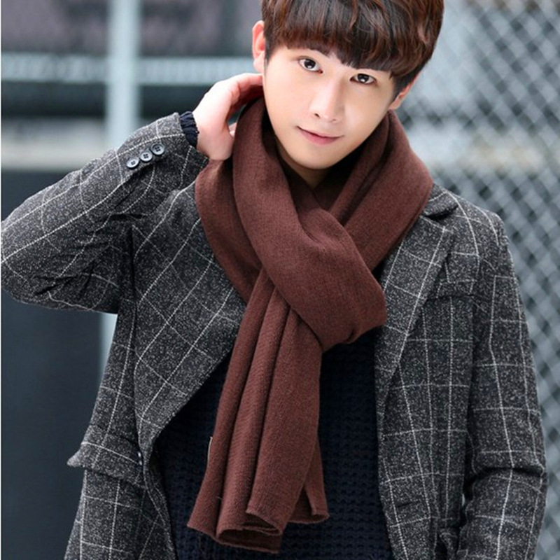 2019 NEW arrived men scarf knit spring Unisex Thick Warm winter scarves long size male cashmere warmer women's scarves