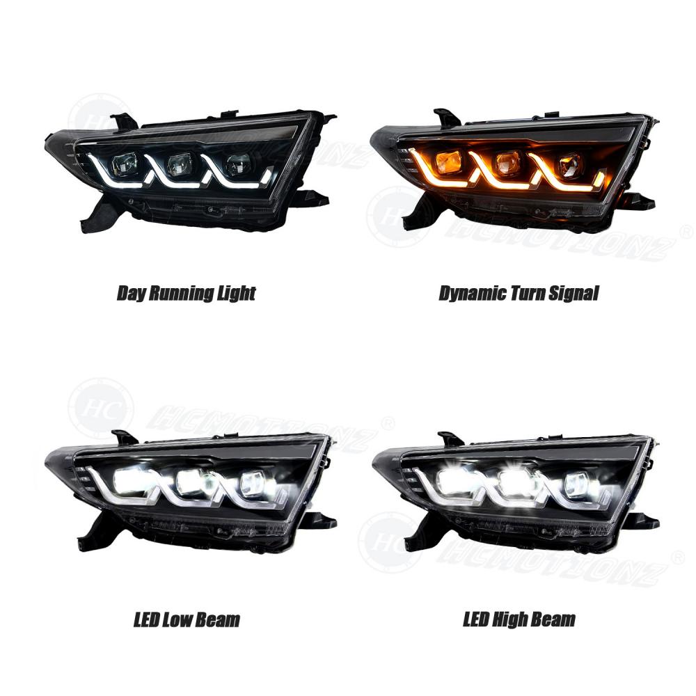 HCMOTIONZ LED Headlights For Toyota Highlander 2011-2013
