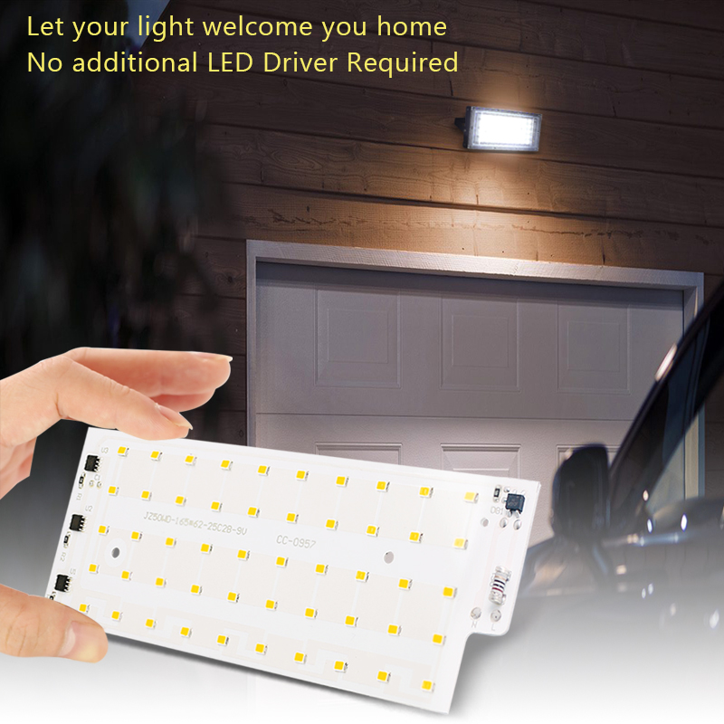 2pcs/lot 50W LED Chip Flood Light AC 220V 240V SMD 2835 Floodlight Spotlight Beads LED Street Lamp Landscape For DIY Lighting