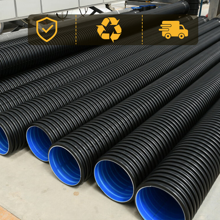 Hdpe Double Wall Corrugated Pipes