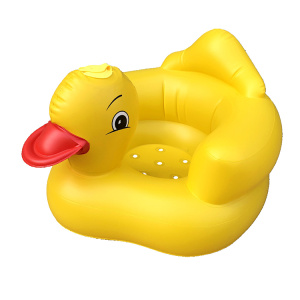 yellow duck baby chair inflatable kid seat