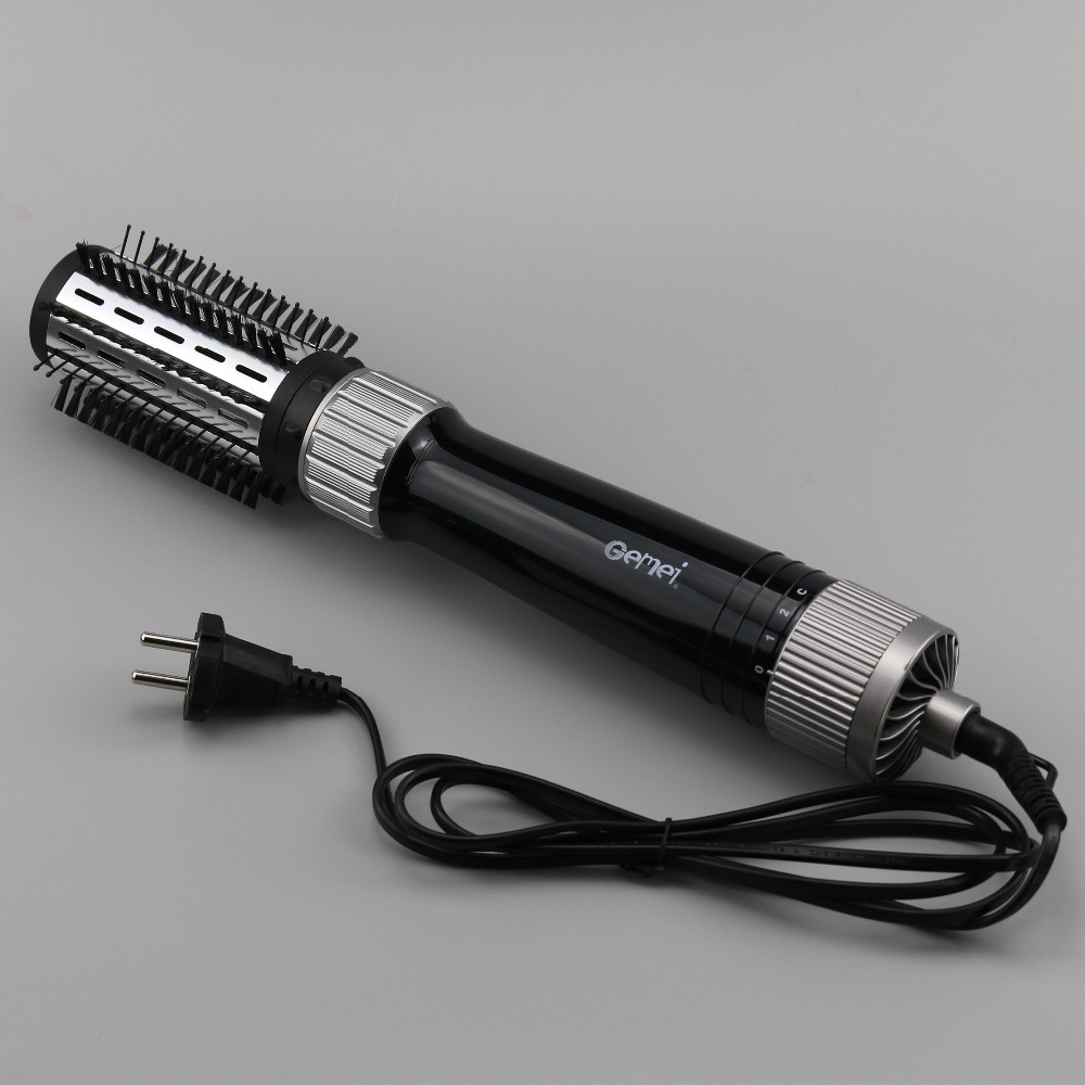 2in1 rotating hair dryer brush hot air styler rotaty airbrush Dryer Spinning for Volume and Soft Curls waves 38mm/50mm barrel