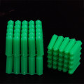 LUCHANG 500pcs Plastic expansion pipe green M6 M8 wall plug rubber anchor plug self tapping screw expansion tube