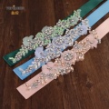TOPQUEEN S419 Wedding Belts Rhinestone Flower Belt for Party Dresses Belts Elegant Women's Formal Dresses Belt Maternity Belt