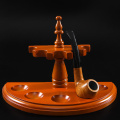 5 Tobacco Pipes Rack Smoking Pipe Accessories Rack Rose Wooden Smoking Pipe Stand Safer And More Practical Tobacco Pipes Holder