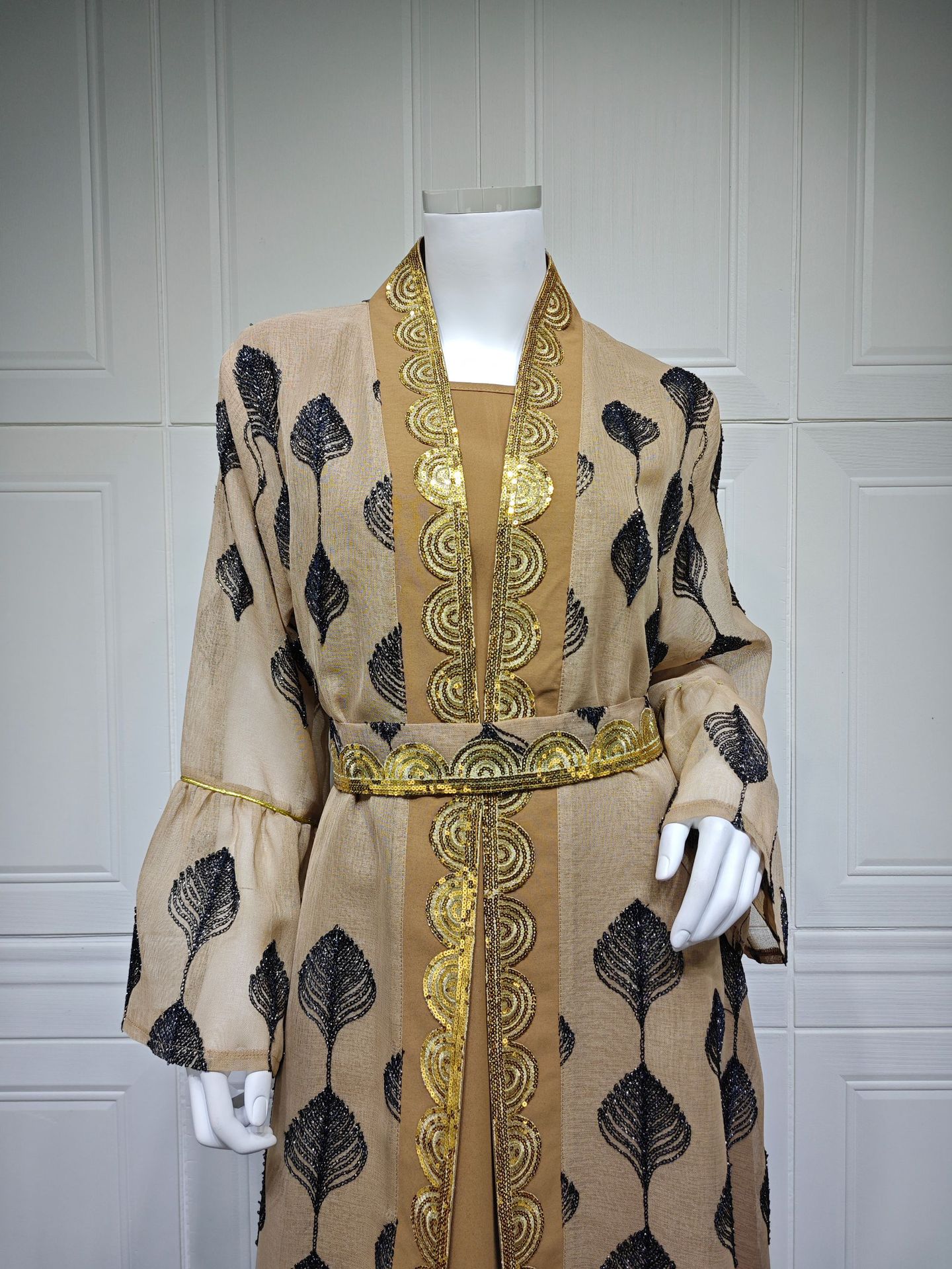 Jalabiya Abaya Set AB469 (14)