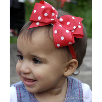 baby girl headband Infant hair newborn Headwear tiara headwrap Hair Accessories Toddlers Ribbon Kids Flower bow turban Dot Band