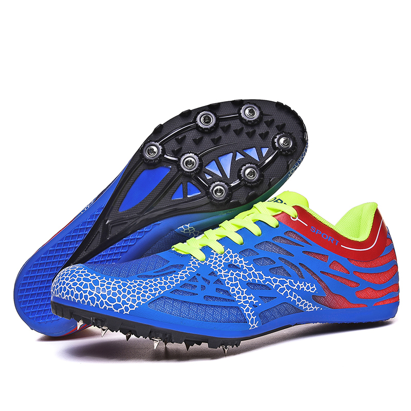 Spikes Running Shoes for Men Women Track & Field Running Sneakers Breathable Sprint Shoes for Boys Girls Sport Shoes With Spikes