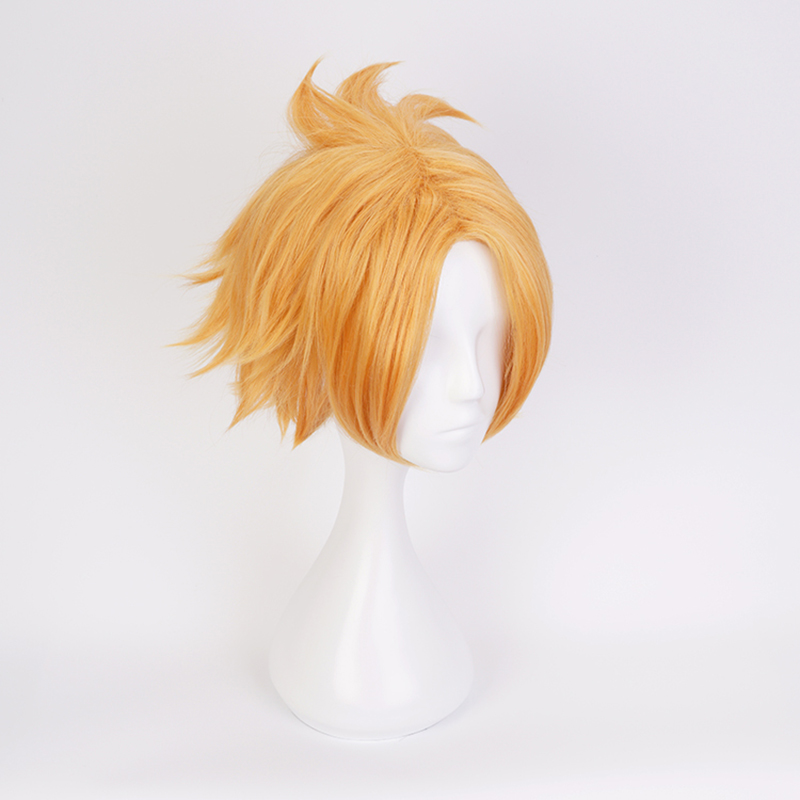 My Hero Academia Kaminari Denki Wig With Headwear Cosplay Costume Boku no Hero Academia Heat Resistant Synthetic Hair Wigs