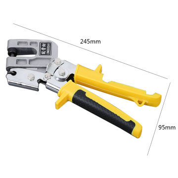 1pc 10 Inch Handle Stud Crimper Plaster Board Drywall Pliers for Fastening Metal Studs Punching Pliers 0-15 mm