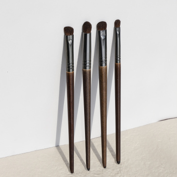 OVW Makeup Brushes 4PCS Eye Makeup Brush Set Eyeshadow Blending Eyebrow Brush Horse Hair Cosmetic Tools