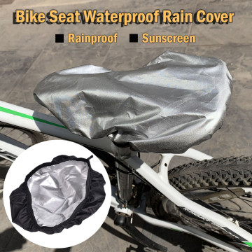 Bike Seat Waterproof Rain Cover And Dust Resistant Bicycle Saddle Seat Pad Cover Useful Bicycle Accessories#50