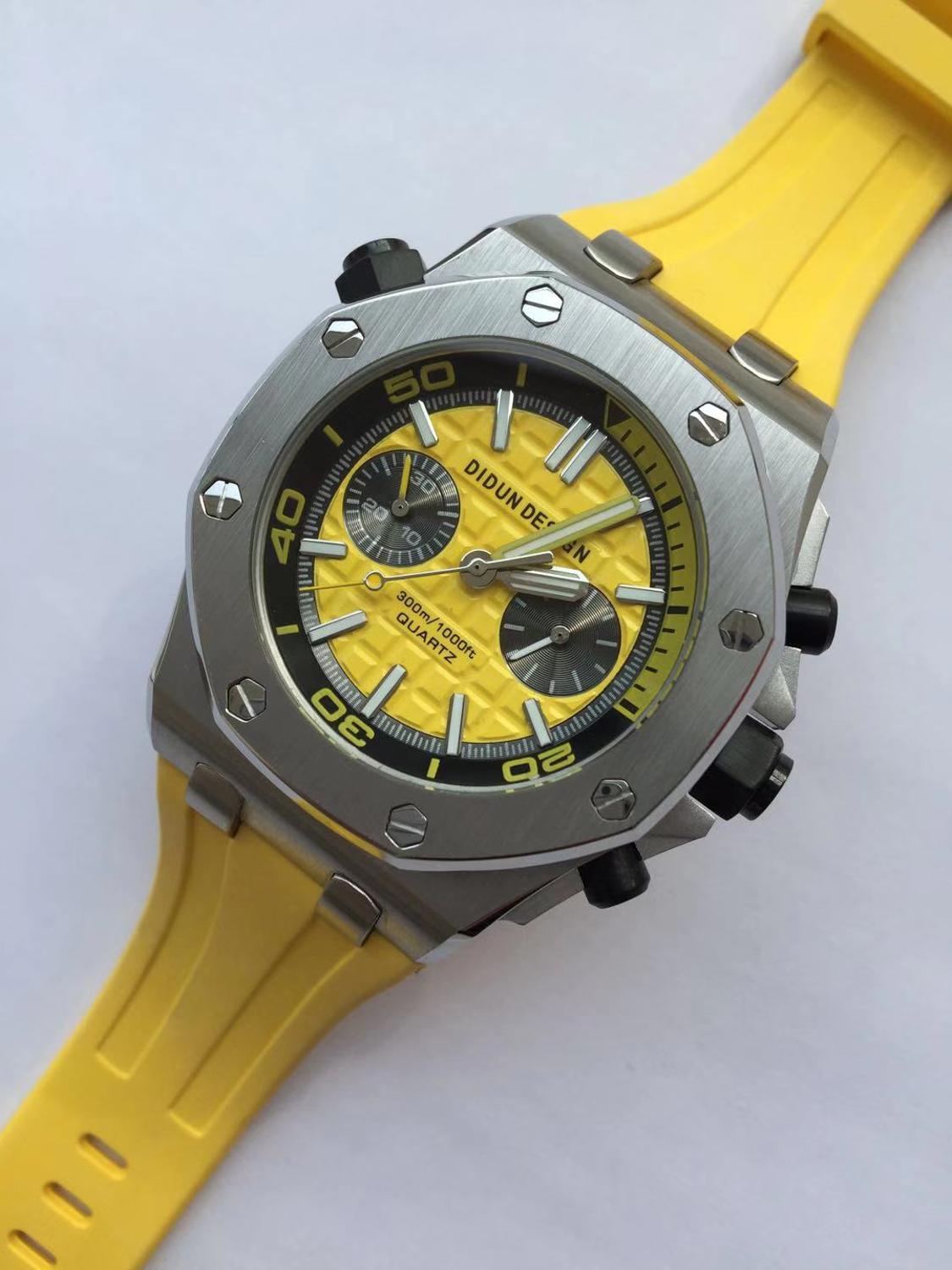 Men Luxury Brand Quartz Watch Diver Sport Luminous Wristwatch Waterresistant