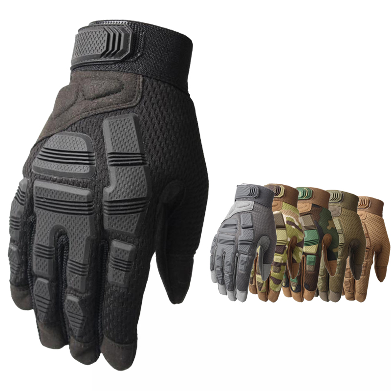 Tactical Gloves Military Armored Gloves Outdoor Airsoft Combat Shooting Gloves Men Full Finger Sport Gloves