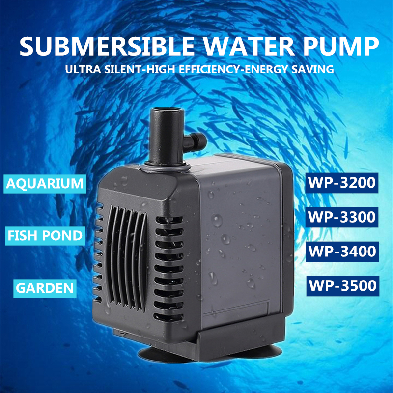 WP-3200/ 3300/3400/3500 Garden Rockery Water Pump Ultra Quiet Submersible Water Pump For Fresh Water Sea Water Pump Supplies