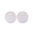 2PCS/set Grey 60mm Computer Desk Table Grommet Cable Port Wire Hole Cover Wire Hole Cover Durable