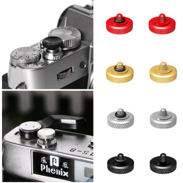 11mm Deluxe Concave Shutter Release Button Rubber Ring for Nikon DF M2 F3 Canon F-1 / New F-1 / AE-1 (FD mount) Minolta XD7 SR-7