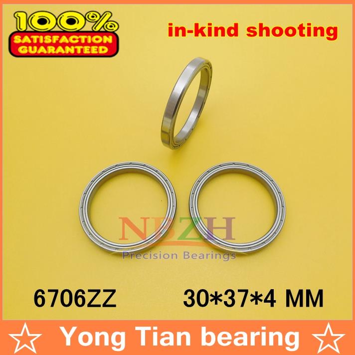 10pcs free shiping The high quality of ultra-thin deep groove ball bearings 61706ZZ 6706 6706Z 6706ZZ 6706Z 6706-2RS 30*37*4 mm