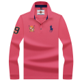 High Quality 3D Embroidery Polo Shirt men's Long sleeve 100% cotton polo shirt 2020 New Arrivals Male Casual Business Polos 8956