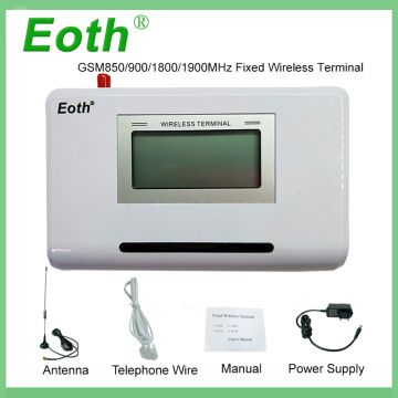 GSM 850/900/1800/1900MHZ phone Fixed wireless terminal LCD display support alarm system PABX clear voice stable signal landlines