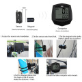 Sunding Bike Wired Stopwatch Bicycle Computer Multifunction Speedometer Odometer Sensor Outdoor Sport Accessories SD-581 Black