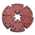 120Pcs 93mm 6 Holes Adhesive Grinding Discs Delta Sanding Paper Grit 40/60/80/120/180/240 Sanding Disc For Sander Grits