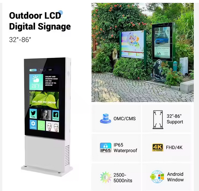 lcd advertising Outdoor Digital Signage