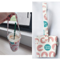 1Pc Portable Cup Bag Cotton Cloth Cup Cover For Milk Tea Juice Lovely Gift Handbag Bottle Coffee Cup Bag