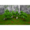 100pcs Architecture Model Iron Wire Tree For Layout Scale 60/30 Toys Garland Treehouse Making Simulation Scenario Plastic