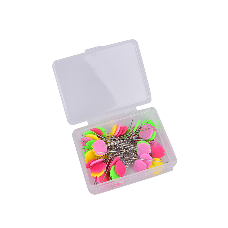 6/50/80/100Pcs/Pack Patchwork Needle Craft Flower Button Head Pins Embroidery Pins For DIY Quilting Tool Sewing Accessories