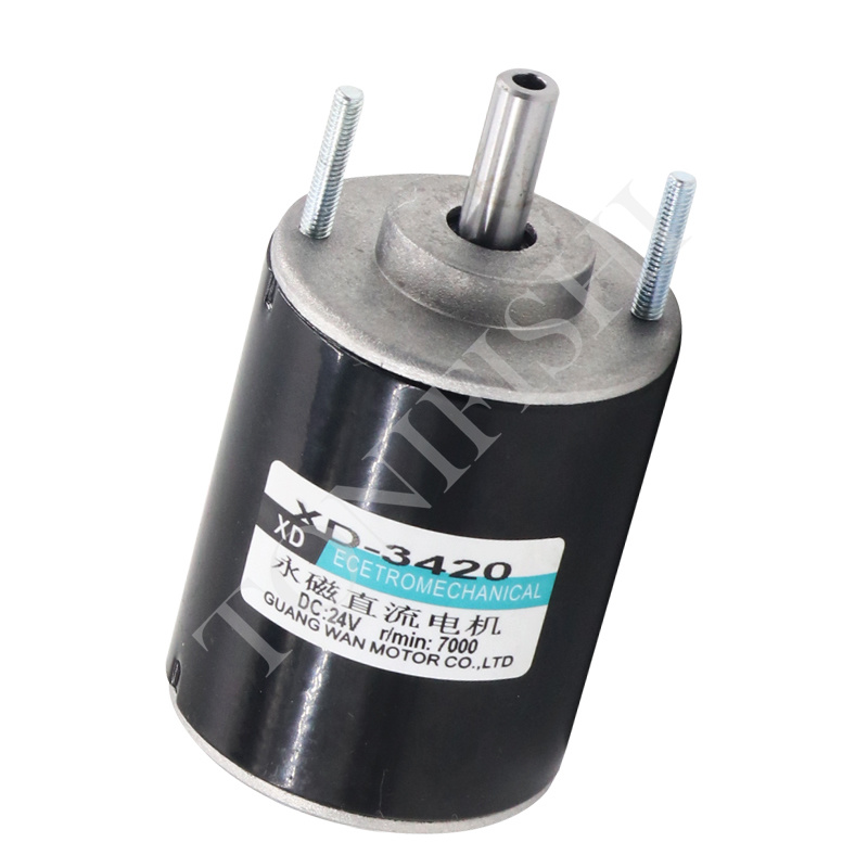 12V hollow shaft DC motor 24V speed motor 30W micro high speed positive reversal