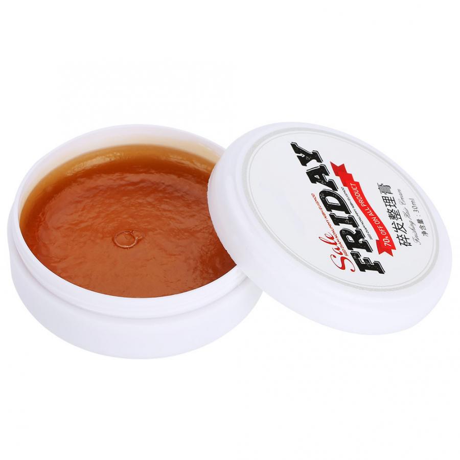 30ml Natural Hair Wax Water Based Hair Styling Pomade Hair Modeling Wax Hair Styling Tool