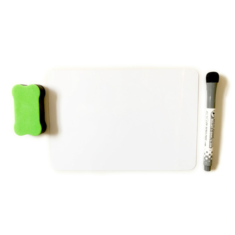 3Pcs/Set Magnetic Whiteboard Fridge Magnets Dry Wipe White Board Marker Eraser Writing Record Message Board Remind Memo Pad