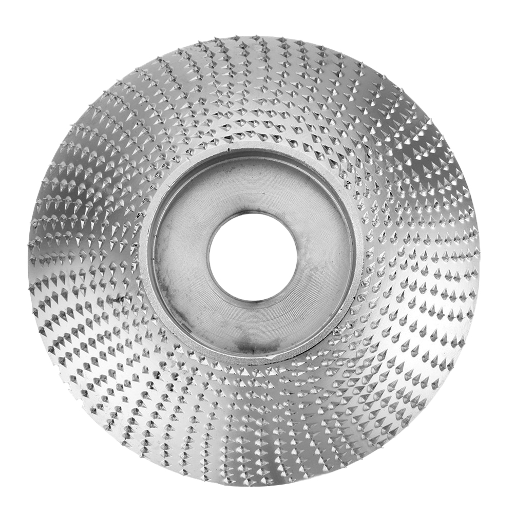 Woodworking Wood Angle Grinding Wheel Abrasive Disc Sanding Carving Rotary Tool with Shape Teeth for Wood Amending Decor