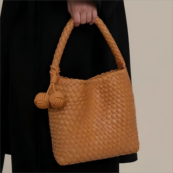 Handmade woven handbag